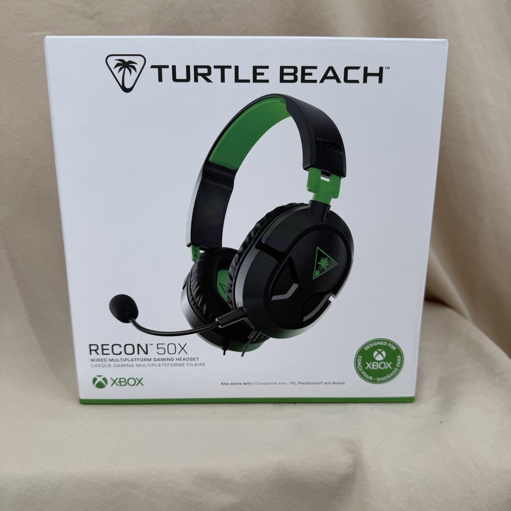 Turtle Beach Ear Force Recon (TBS-2303-05) 50X Stereo Gaming Wired Headset Black